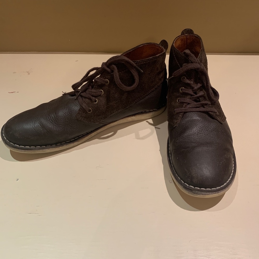 Pointer brown leather boots - Picture 2 of 5